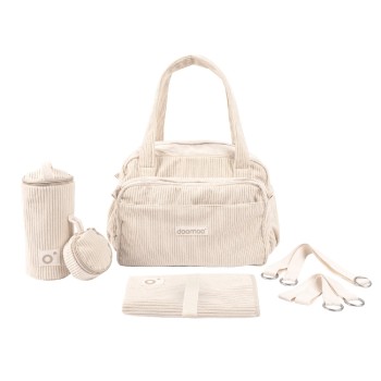 DOOMOO FLUFFY DIAPER BAG SAND - ΤΣΑΝΤΑ ΑΛΛΑΞΙΕΡΑ